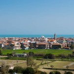 Una vista panoramica della città